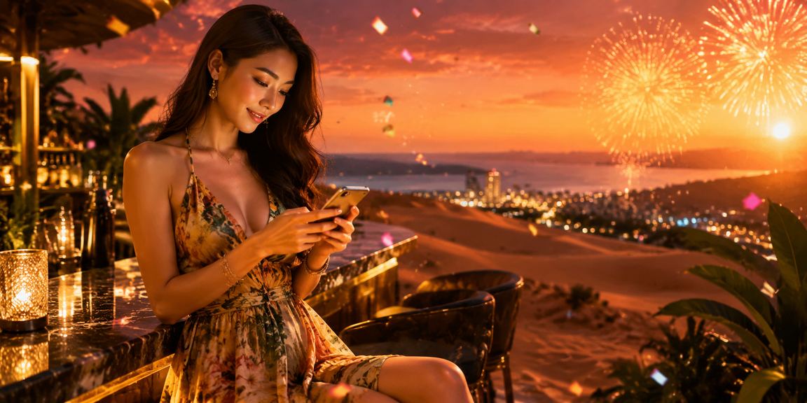 Người dùng Mũi Né tham gia lễ hội và chơi casino trực tuyến trên điện thoại di động